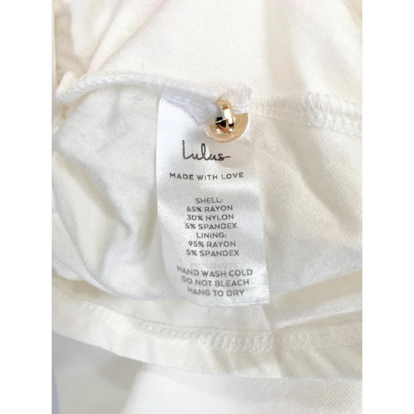 Lulu's Chic Antique White Lace Back Skater Dress $60 - Picture 16 of 16